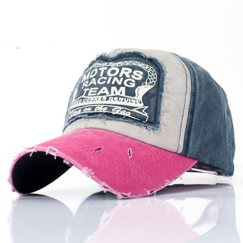 Retro Wash And Old Patch Summer Baseball Cap