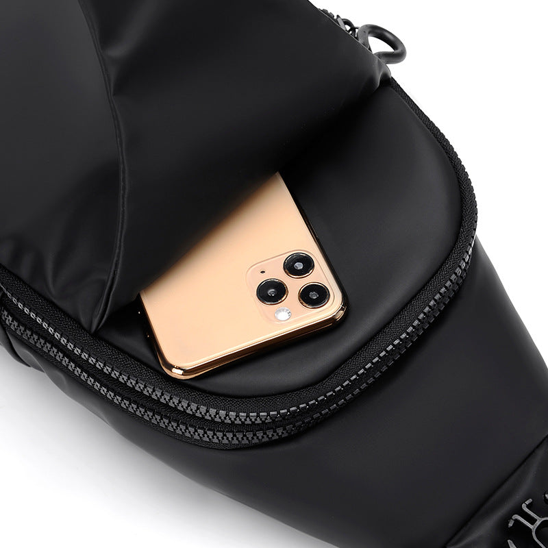 Black Sling Crossbody Backpack Shoulder Bag Chest Bag