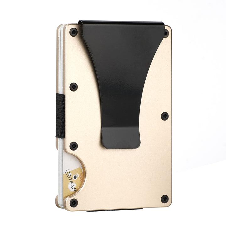 RFID Blocking Slim Money Clip Wallet ID Credit Card Holder Thin Minimalist