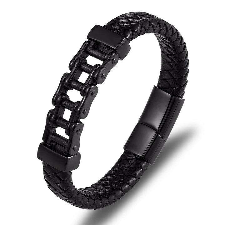 Leather Braided Bracelet, Leather Bracelet, Custom Leather Bracelet, Cowhide Jewelry