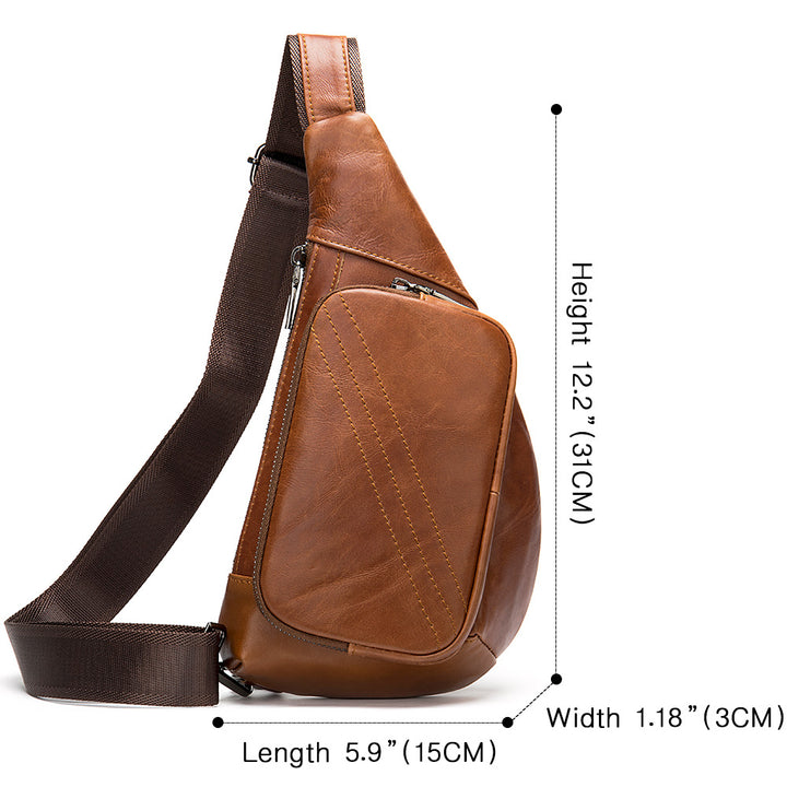Shoulder Crossbody Leather Sling Bag