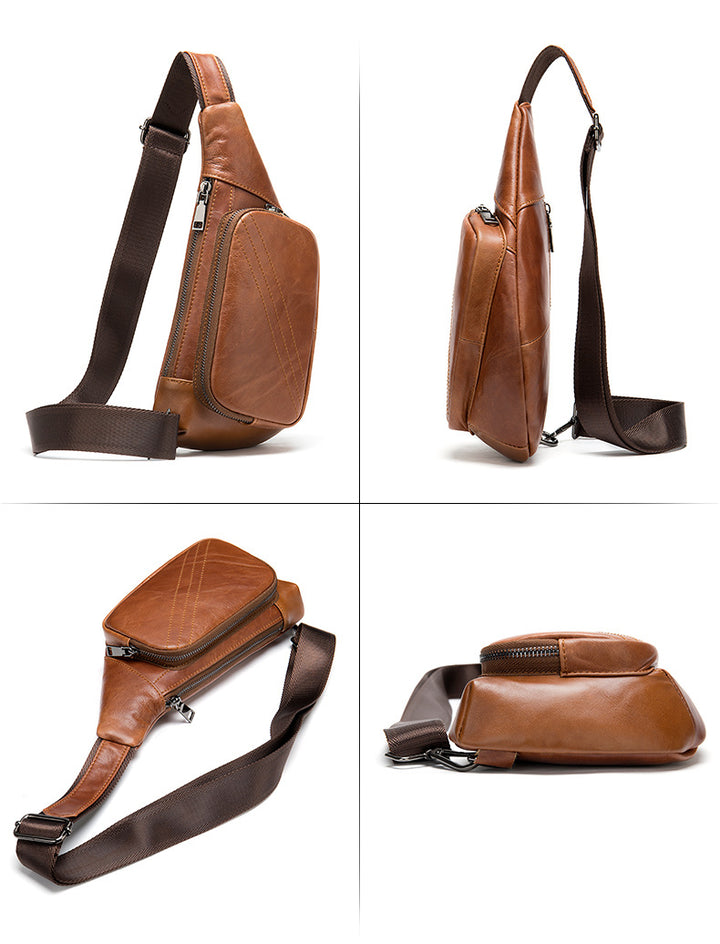 Shoulder Crossbody Leather Sling Bag