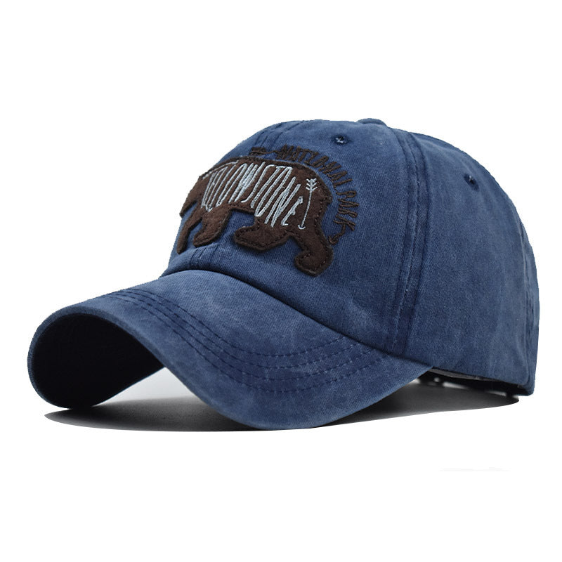 Distressed Cotton Washed Men'S Outdoor Leisure European And American Cap