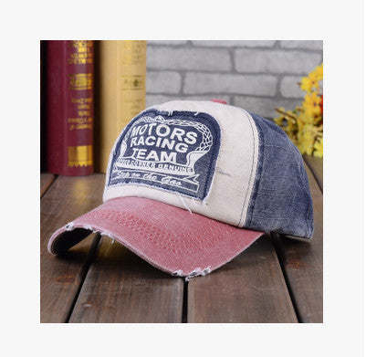 Retro Wash And Old Patch Summer Baseball Cap