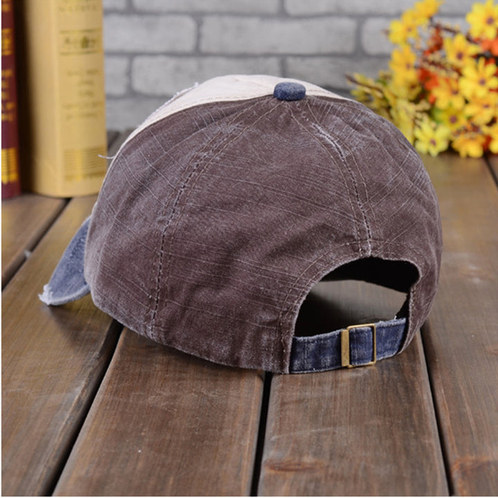Retro Wash And Old Patch Summer Baseball Cap