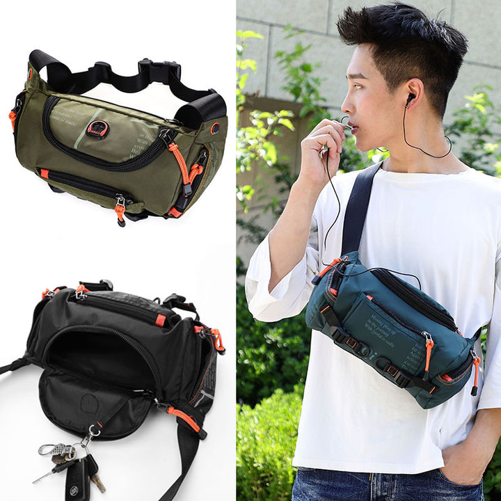 Multi-functional Shoulder Crossbody Outdoor Sports And Casual Biking Mountain Climbing Large Capacity Waist Bag