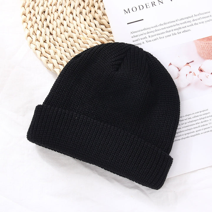 Autumn And Winter Warm Landlord Hat Melon Skin Retro Knitted Hat