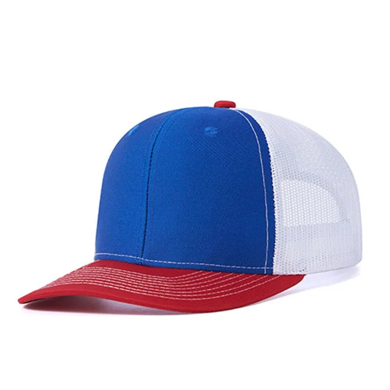 Baseball Slightly Curved Wide Brim Breathable Peaked Cap