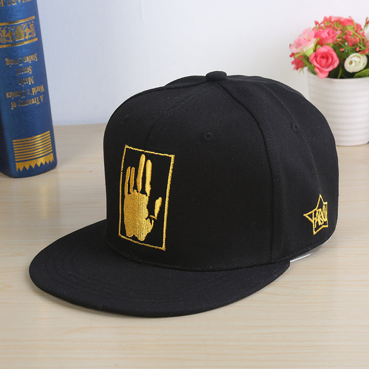 Korean Fashion Embroidery Baseball  Street Dance Couple Hip Hop Hat Outdoor Sun Hat