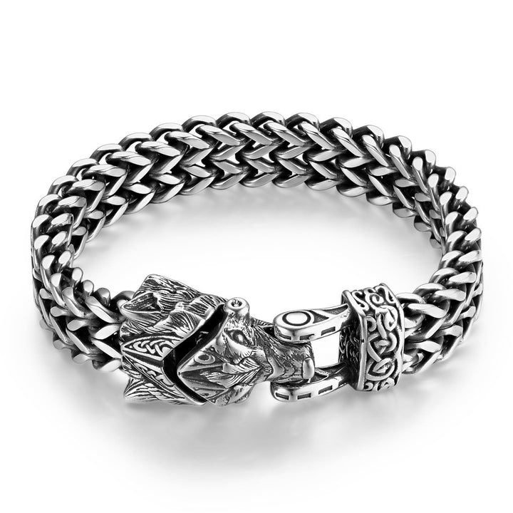 Punk Vintage Viking Titanium Bracelet