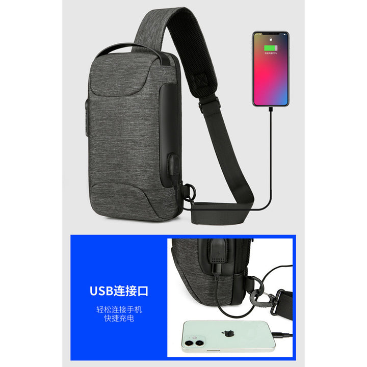 Sling Bag, Waterproof Chest Bag Shoulder Bags Crossbody Sling Backpack