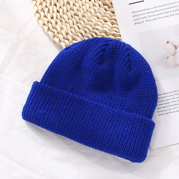 Autumn And Winter Warm Landlord Hat Melon Skin Retro Knitted Hat