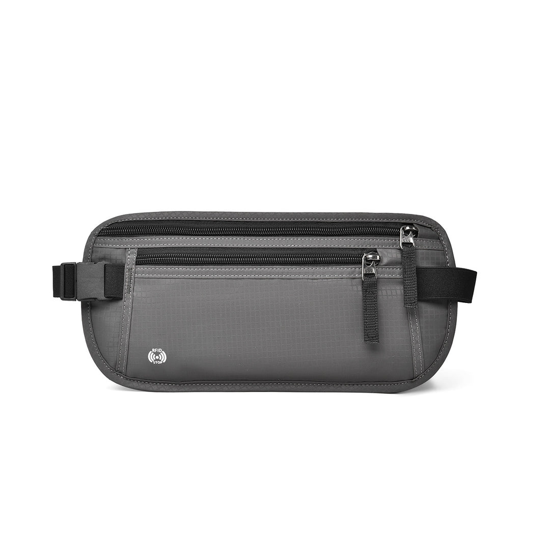 Hidden Anti-Theft Waist Bag with RFID Protection – Waterproof Travel Pouch for Passport, Phone &amp; Valuables