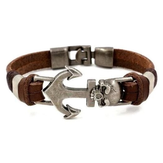 Men's leather bracelet bracelet