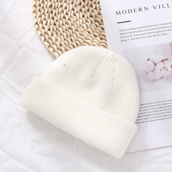 Autumn And Winter Warm Landlord Hat Melon Skin Retro Knitted Hat
