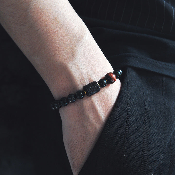Obsidian bracelet
