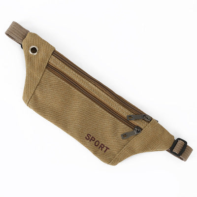 Unisex Multi-Functional Canvas Waist Bag – Lightweight Travel &amp; Sport Pouch
