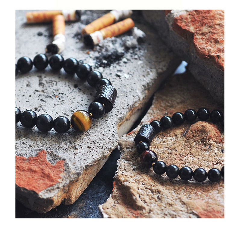 Obsidian bracelet