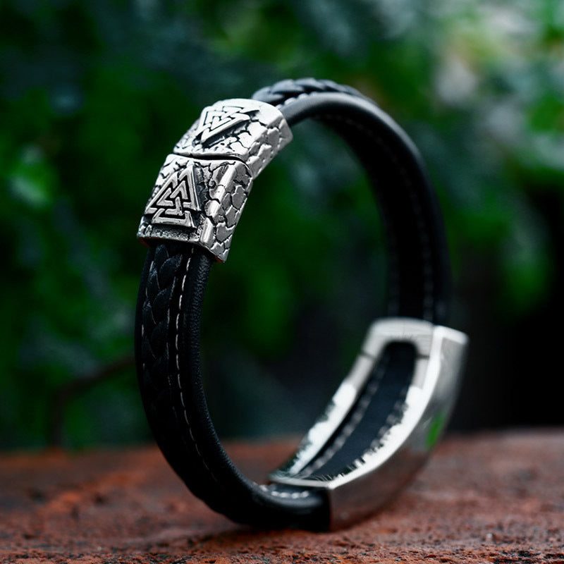 Viking Rune Bracelet European And American Fashion Retro Men Ornament