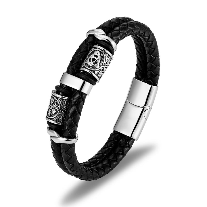 Men's Multi-layer Leather Woven Bracelet