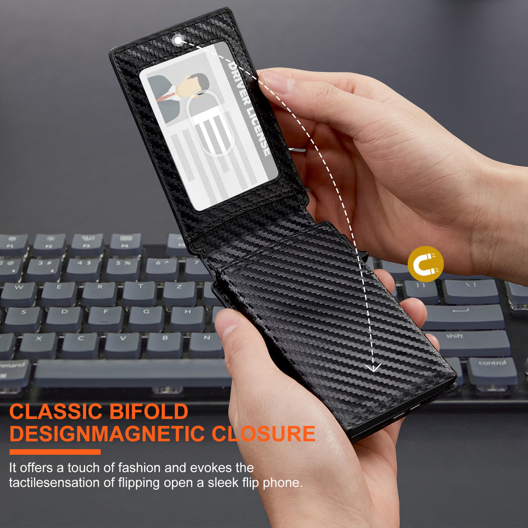 High-grade Simple Flip Card Holder