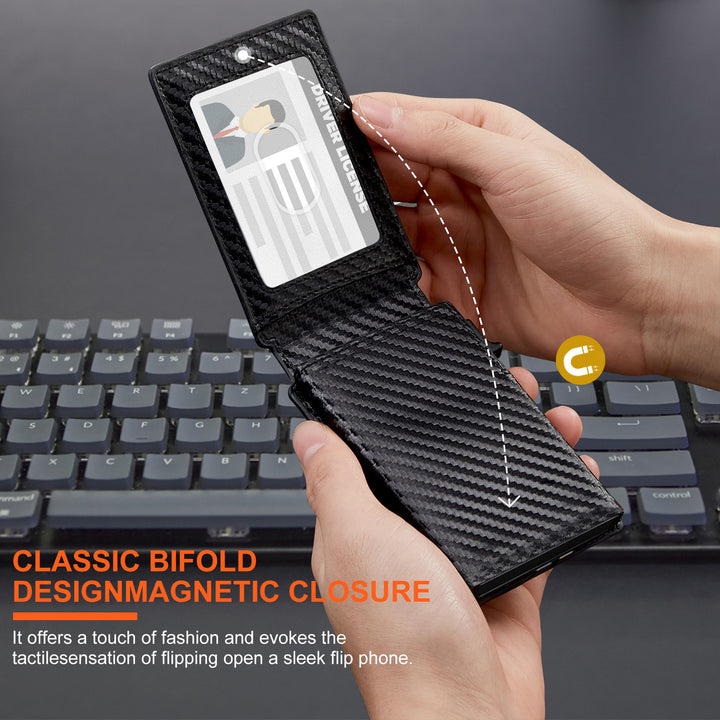 High-grade Simple Flip Card Holder