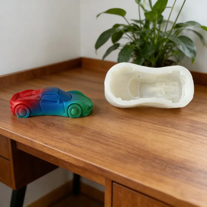 DIY Supercar Silicone Mold 3D Car Aromatherapy Candle Gypsum Decoration Crafts Cement Casting Mold Handmade Soap Mold Wholesale