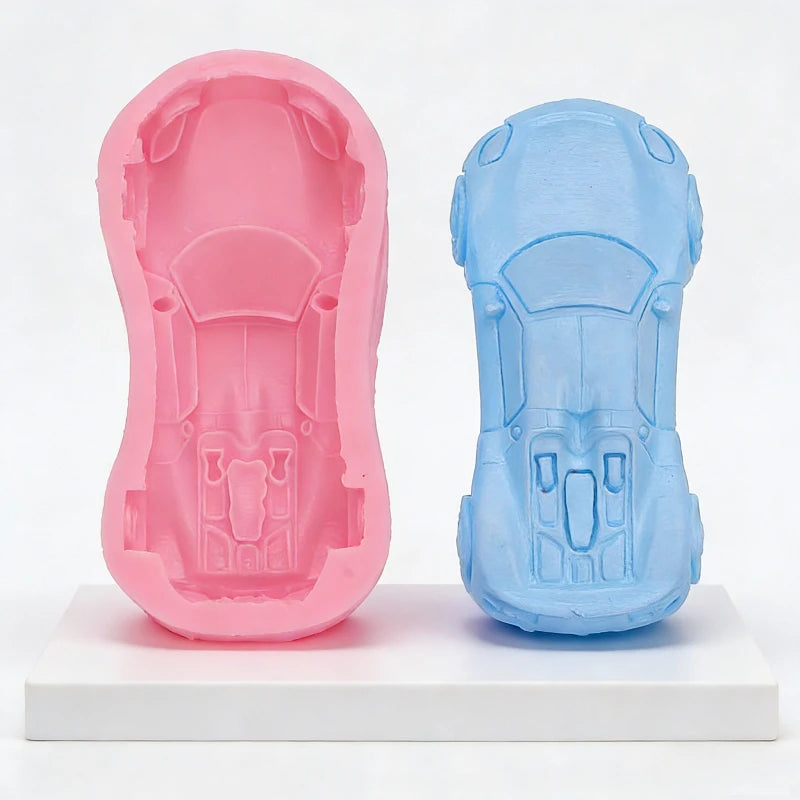 3D car model silicone mold made of epoxy resin can be used for DIY decoration cake flipping sugar