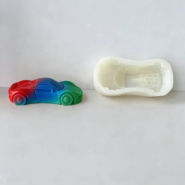 DIY Supercar Silicone Mold 3D Car Aromatherapy Candle Gypsum Decoration Crafts Cement Casting Mold Handmade Soap Mold Wholesale