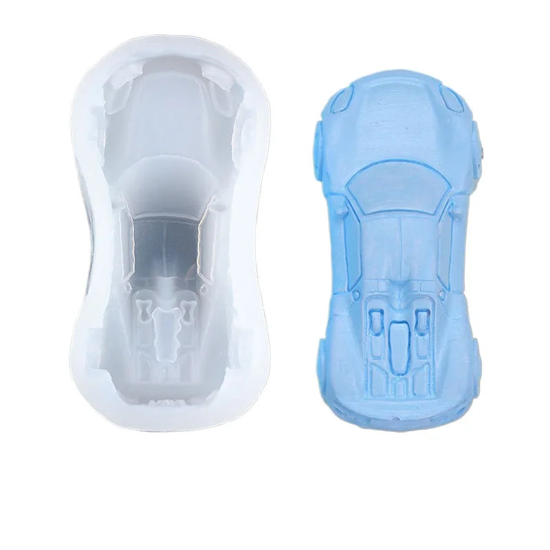 3D car model silicone mold made of epoxy resin can be used for DIY decoration cake flipping sugar