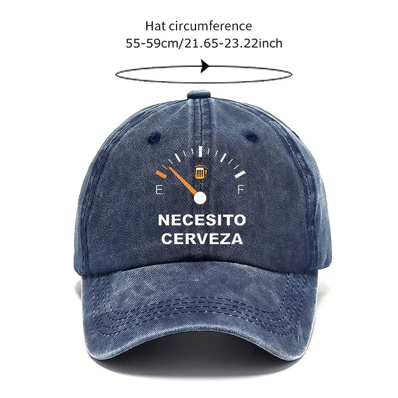 Funny Baseball Cap Washed Stylish Adjustable
