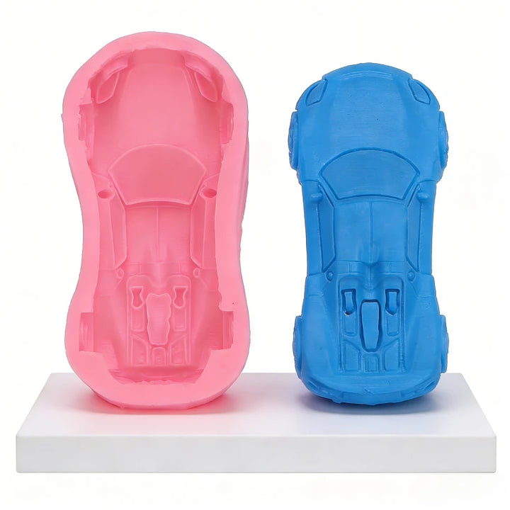 3D car model silicone mold made of epoxy resin can be used for DIY decoration cake flipping sugar