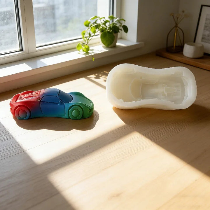 DIY Supercar Silicone Mold 3D Car Aromatherapy Candle Gypsum Decoration Crafts Cement Casting Mold Handmade Soap Mold Wholesale