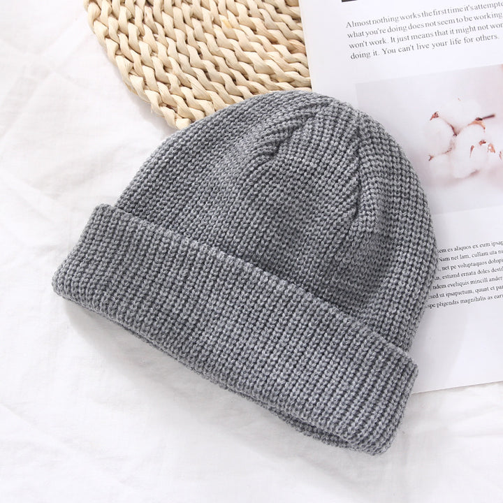 Autumn And Winter Warm Landlord Hat Melon Skin Retro Knitted Hat