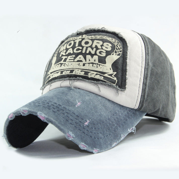 Retro Wash And Old Patch Summer Baseball Cap