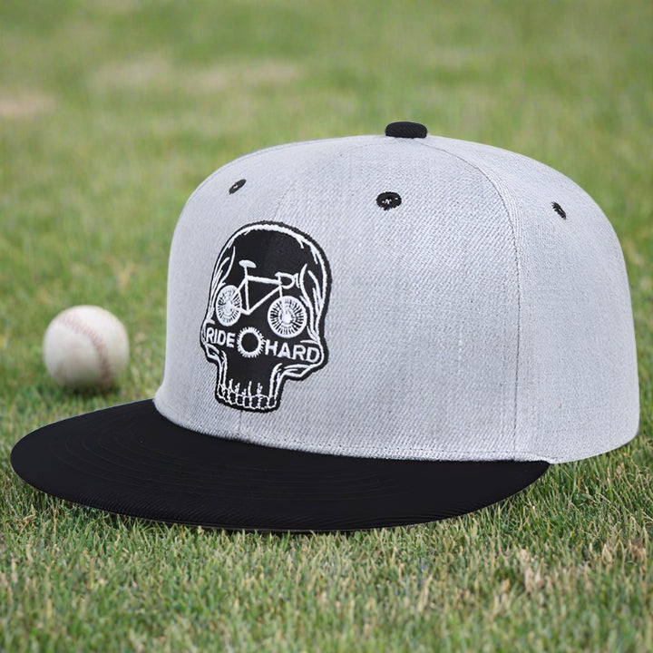 Skull Embroidery Baseball Cap Men's And Women's Embroidery