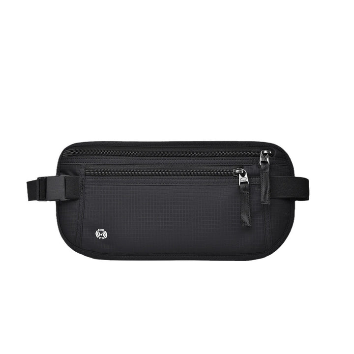 Hidden Anti-Theft Waist Bag with RFID Protection – Waterproof Travel Pouch for Passport, Phone &amp; Valuables