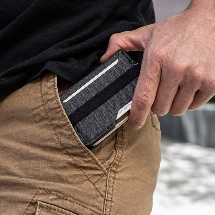 RFID Anti-theft Brush Outdoor Aluminum Alloy Wallet