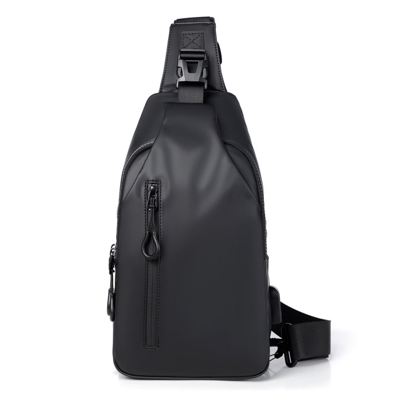 Black Sling Crossbody Backpack Shoulder Bag Chest Bag