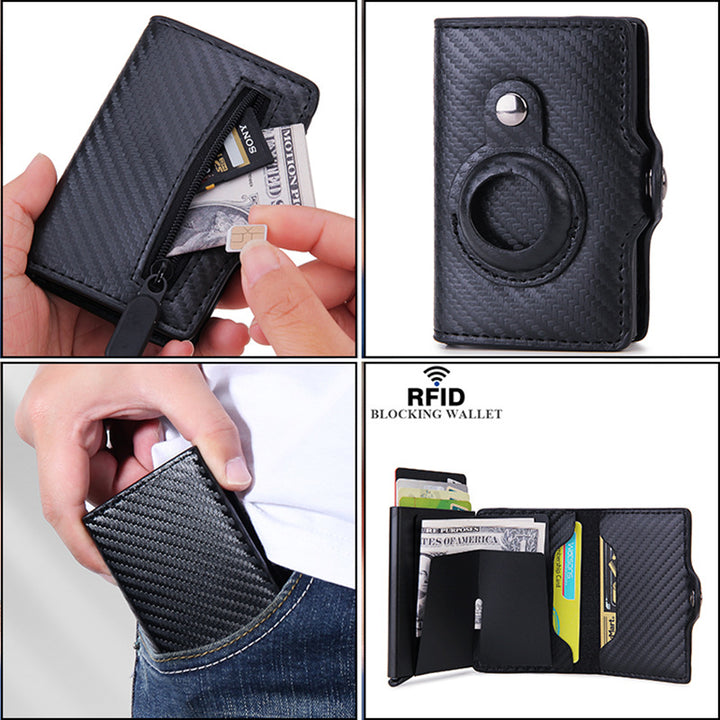 Multifunctional Card Holder Airtag Short Card Holder Wallet Air Tag
