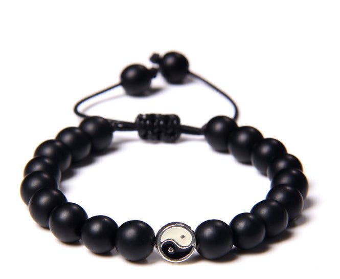 Buddha Beads Bracelets Volcanic Stone Crown