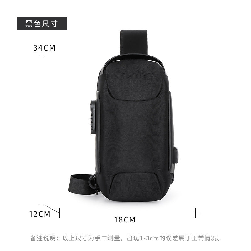 Sling Bag, Waterproof Chest Bag Shoulder Bags Crossbody Sling Backpack