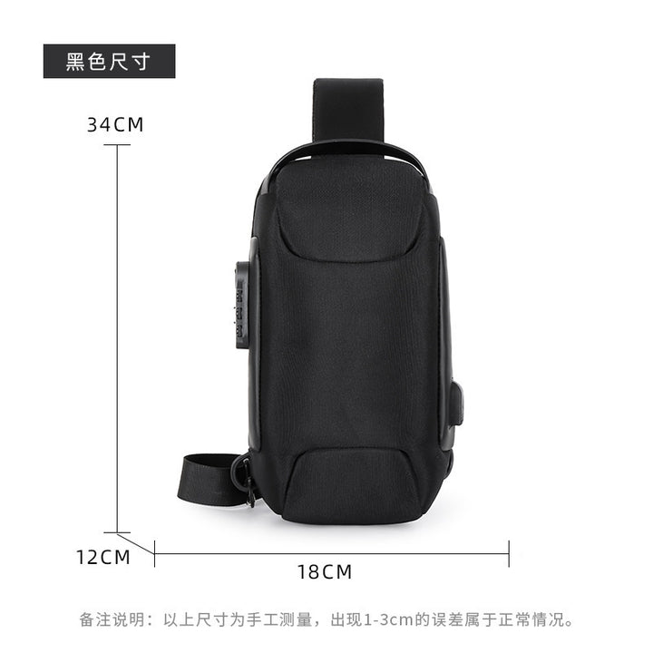 Sling Bag, Waterproof Chest Bag Shoulder Bags Crossbody Sling Backpack