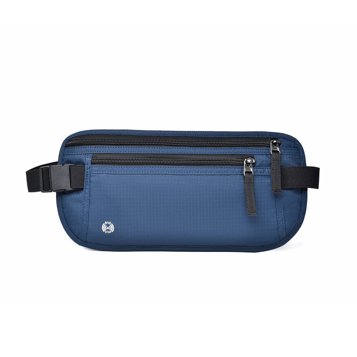 Hidden Anti-Theft Waist Bag with RFID Protection – Waterproof Travel Pouch for Passport, Phone &amp; Valuables