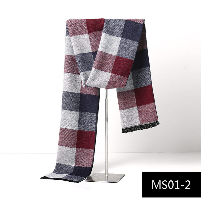 Men's Autumn And Winter  Cashmere Warm Scarf