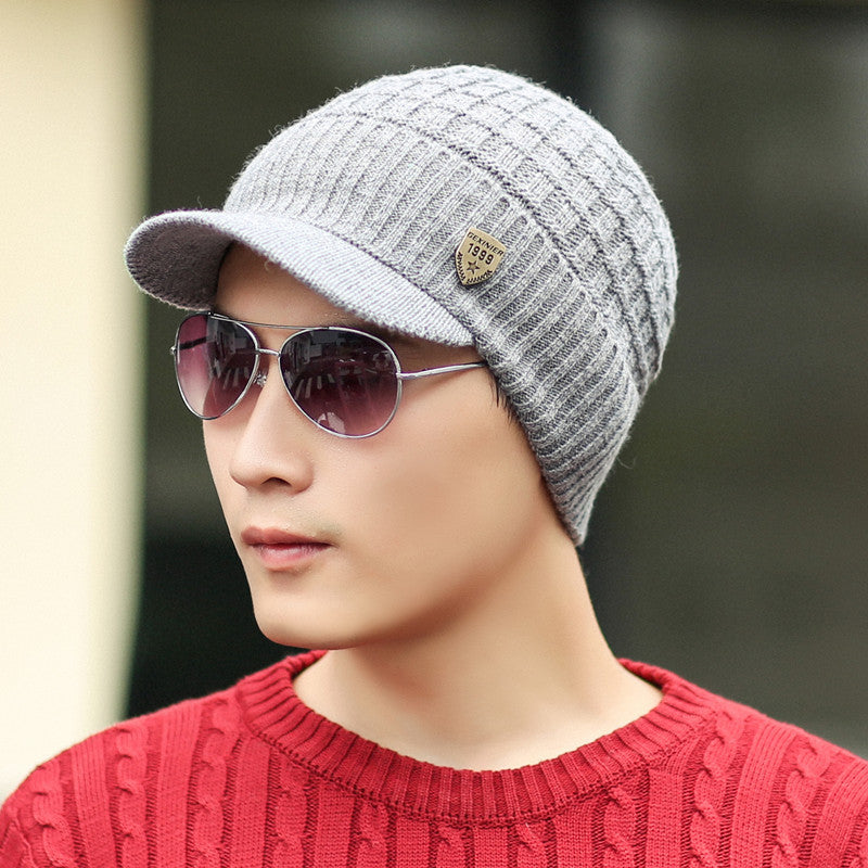 Men's fashion wool cap