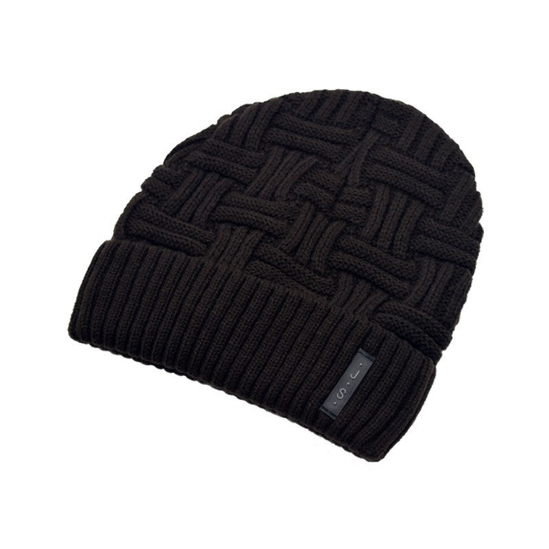 New thickened men's knitted hat