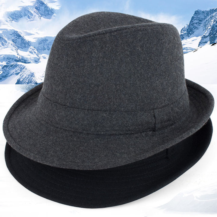 Autumn And Winter Men's Top Hat Woolen Hats, Autumn And Winter Warm Hats, Windproof Hats