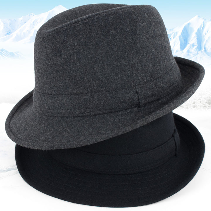 Autumn And Winter Men's Top Hat Woolen Hats, Autumn And Winter Warm Hats, Windproof Hats