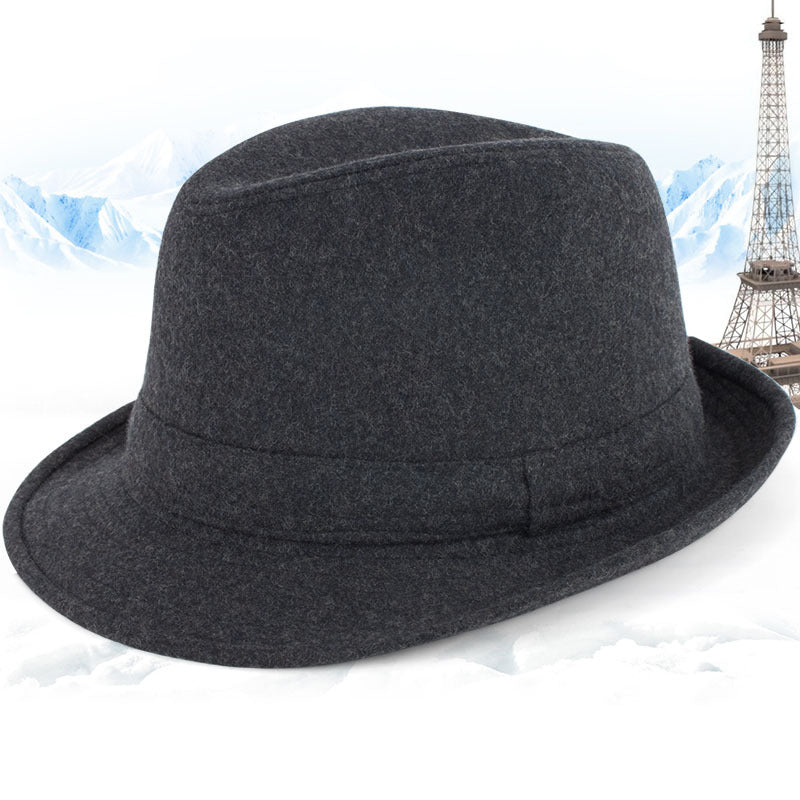 Autumn And Winter Men's Top Hat Woolen Hats, Autumn And Winter Warm Hats, Windproof Hats